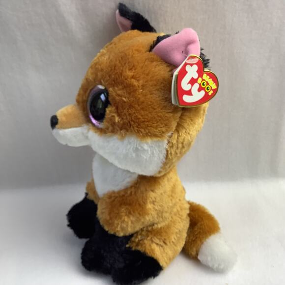 Ty Beanie Boo Slick the Fox - NWT - 10" Plush Beanie Boo - Picture 2 of 7